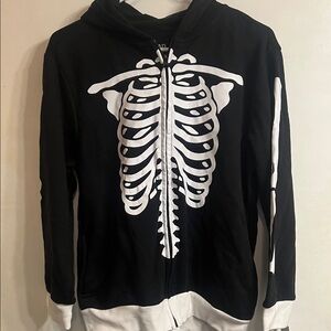 Skeleton hoodie NWT